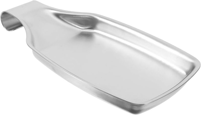 Stainless Steel Spoon Rest Utensil Holder Kitchen Countertop Stove Top Accessory - Image 1